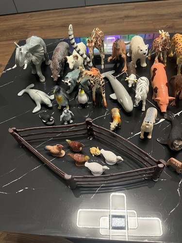 Huge lot plastic toy - plastic, animals