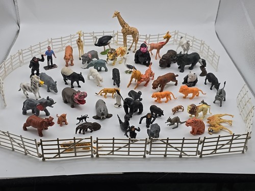 Vintage zoo animals - zoo,