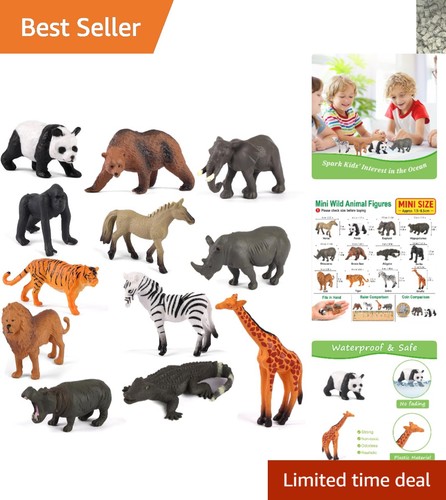 Colorful 12pcs zoo - zoo, animal