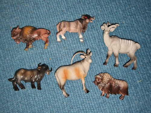 Antelope buffalo mixed set - antelope,