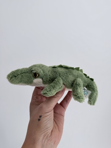 Small green plush - , crocodile
