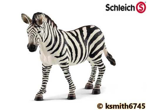 Schleich zebra plastic toy - schleich,