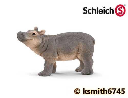 Schleich baby hippo - hippo, plastic
