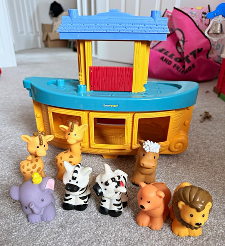 Little people toy - people, boat/ark