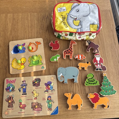 Wooden toy bundle - toy, zoo