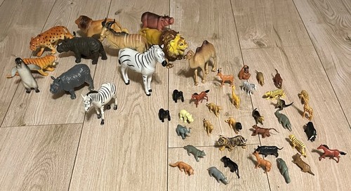 Bundle plastic toy zoo - bundle,