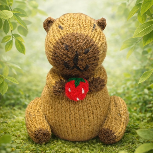 Knitting pattern capybara - knitting,