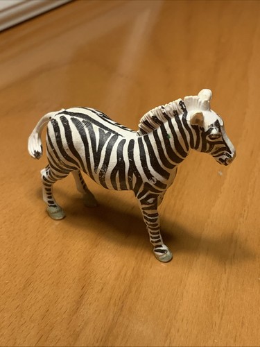 Vintage britains plastic zebra - vintage,