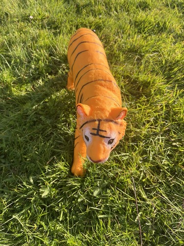 Soft rubber tiger toy - soft, kids