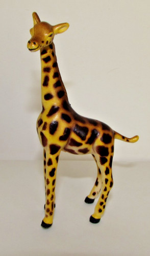 Giraffe plastic animal figure - animal,
