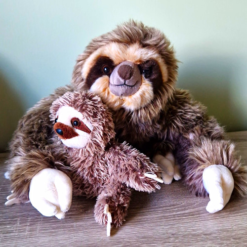 Chester zoo sloth plush soft - plush,