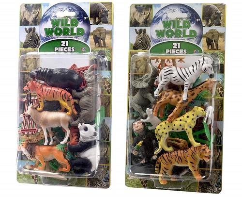 Wild world pack assorted - world, 21