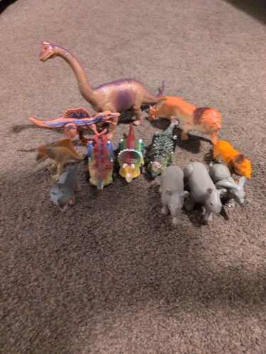 Toy dinosaur zoo - dinosaur, joblot