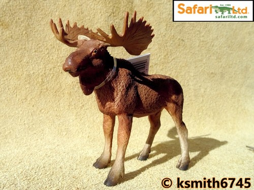 Safari ltd bull moose - moose, plastic