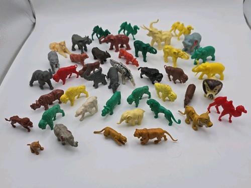 Vintage toy animals plastic - vintage,