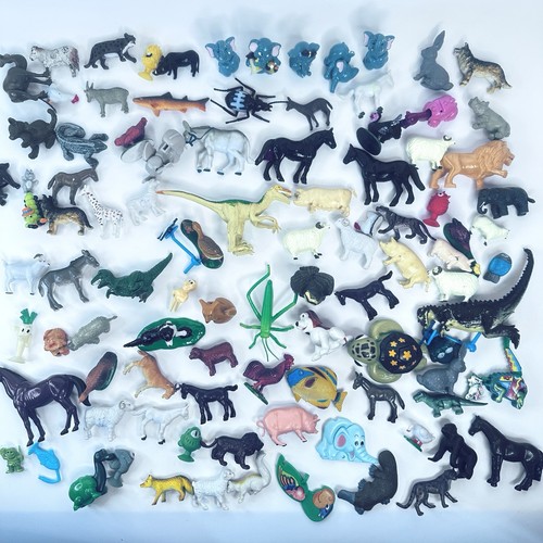 100 vintage animal figures job - vintage,