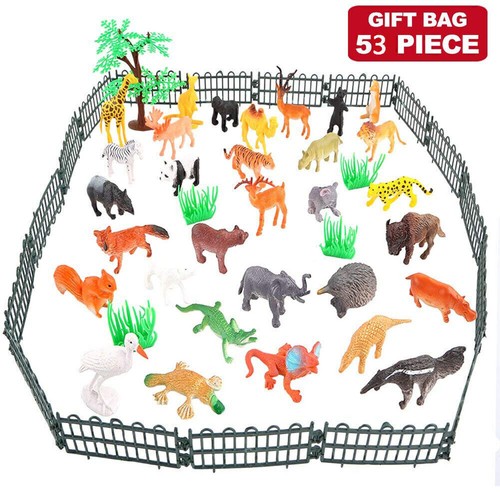 Pieces zoo animals playset - zoo,
