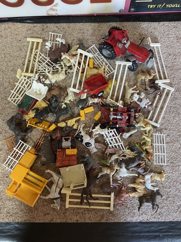 Large bundle vintage farm zoo - large,