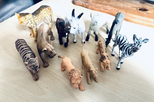 Set plastic animals - set, of